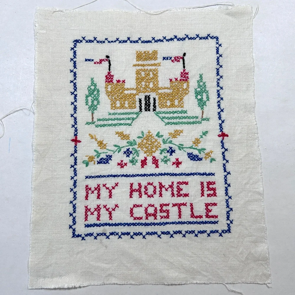 Vintage Handmade Sampler